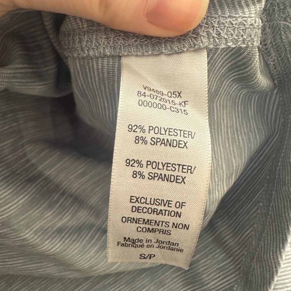 Champion Light Gray Striped Quarter-Zip Top - Picture 5 of 5